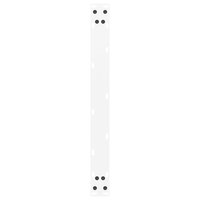 Salontafelpoten 2 st U-vormig 60x(30-31) cm staal wit 7