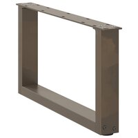 Salontafelpoten 2 st U-vormig 70x(30-31) cm staal naturel 4