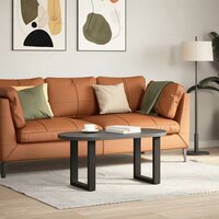 Salontafelpoten 2 st U-vormig 28x(42-43) cm staal zwart 2