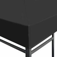 Prieeldak 310 g/m&sup2; 3x3 m grijs 3