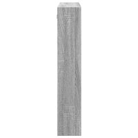 Wandkast 80x15x80 cm bewerkt hout grijs sonoma eikenkleurig 5
