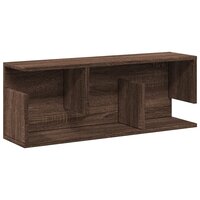 Wandkast 80x20x30 cm bewerkt hout bruin eikenkleur 2