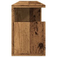 Wandkast 80x20x30 cm bewerkt hout oud houtkleurig 5