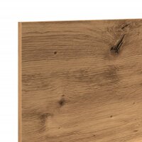 Wandkast 100x16,5x30 cm bewerkt hout artisanaal eikenkleurig 7