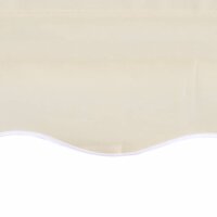 Luifeldoek 6x3 m canvas cr&egrave;me 4