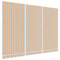 Vervangingsdoek voor luifel gestreept 4,5x3 m meerkleurig 2
