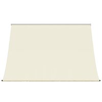 Luifel uittrekbaar 200x150 cm stof en staal cr&egrave;mekleurig 3