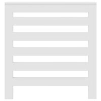 Radiatorombouw 78x20x82 cm bewerkt hout wit 3