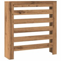 Radiatorombouw 78x20x82 cm bewerkt hout artisanaal eikenkleur 2