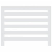 Radiatorombouw 104x20x82 cm bewerkt hout wit 3