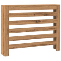 Radiatorombouw 104x20x82 cm bewerkt hout artisanaal eikenkleur 2