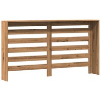 Radiatorombouw 149x20x82 cm bewerkt hout artisanaal eikenkleur 5
