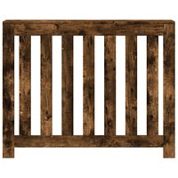 Radiatorombouw 104x20x82 cm bewerkt hout gerookt eikenkleurig 3