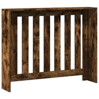 Radiatorombouw 104x20x82 cm bewerkt hout gerookt eikenkleurig 5