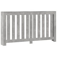 Radiatorombouw 149x20x82 cm bewerkt hout betongrijs 2