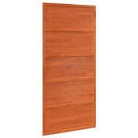 Schuifdeur 100x208 cm massief grenenhout wasbruin 6