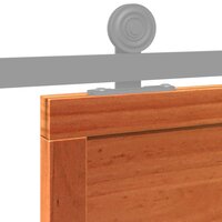 Schuifdeur 80x208 cm massief grenenhout wasbruin 7