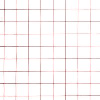 Kippengaas 25x0,5 m staal met PVC coating rood 4