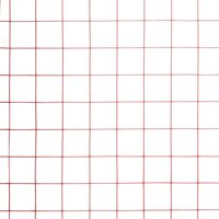 Kippengaas 25x0,5 m staal met PVC coating rood 4