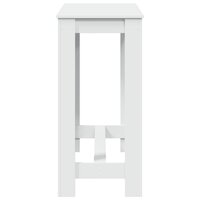 Bartafel 102x50x103,5 cm bewerkt hout wit 5