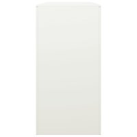 Haardhoutrek 100x40x80 cm staal wit 5