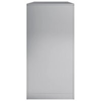 Haardhoutrek 100x40x80 cm gegalvaniseerd staal 5