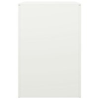 Haardhoutrek 60x40x60 cm staal wit 5