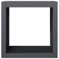 Haardhoutrek 60x40x60 cm staal antracietkleurig 4