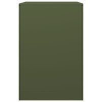 Haardhoutrek 60x40x60 cm staal groen 5