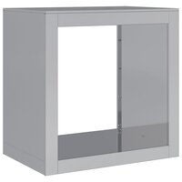 Haardhoutrek 60x40x60 cm gegalvaniseerd staal 2