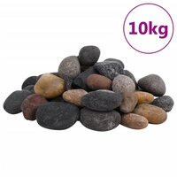Kiezelstenen gepolijst 5-8 cm 10 kg meerkleurig 2