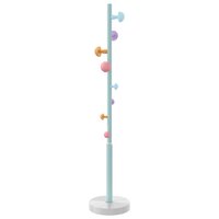 Kapstok 172 cm gepoedercoat ijzer blauw 5