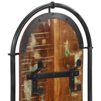 Wandkapstokken 2 st met 4 haken massief gerecycled hout 7