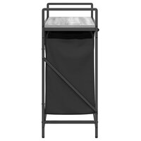 Wasmand 2 vakken met plank grijs sonoma eiken 7