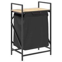 Wasmand 1 vak met plank sonoma eikenkleurig 2