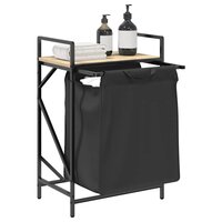 Wasmand 1 vak met plank sonoma eikenkleurig 4