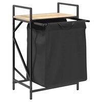 Wasmand 1 vak met plank sonoma eikenkleurig 5