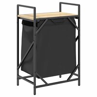 Wasmand 1 vak met plank sonoma eikenkleurig 8