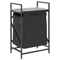 Wasmand 1 vak met plank grijs sonoma eiken 2