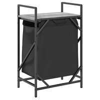 Wasmand 1 vak met plank grijs sonoma eiken 8