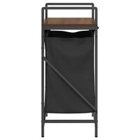 Wasmand 1 vak met plank bruin eikenkleurig 7