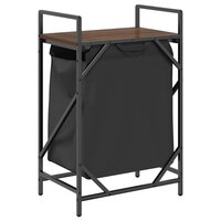 Wasmand 1 vak met plank bruin eikenkleurig 8