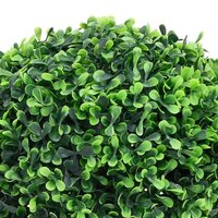 Kunstplanten met pot 2 st buxus bolvorming 37 cm groen 3