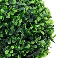 Kunstplanten met pot 2 st buxus bolvorming 37 cm groen 4