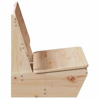 Tuinstoel 60x64x70,5 cm massief grenenhout 4