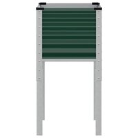 Plantenbak 45x45x88 cm staal groen 4