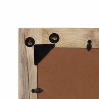 Badkamerspiegel 50x70x2,5 cm massief mangohout en glas 8