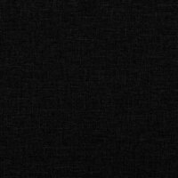 Hoofdbordkussen 100 cm stof zwart 8