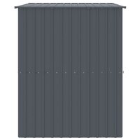 Hondenhok met dak 214x153x181 cm gegalvaniseerd staal antraciet 4