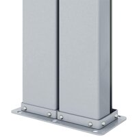 Windscherm uittrekbaar 117x1200 cm bruin 6